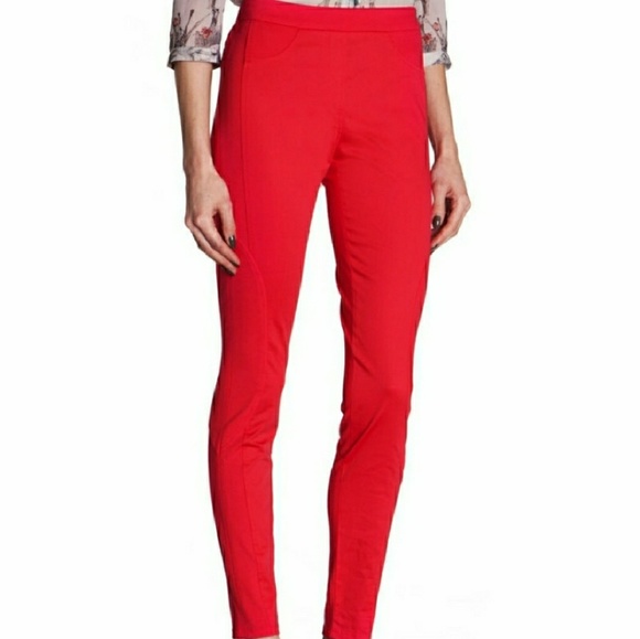 ๐ Ted Baker red/pink side zip moto pants - Picture 3 of 7
